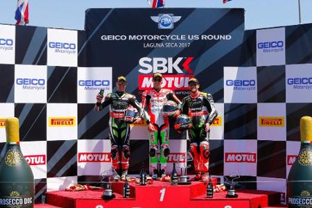 Superbike-WM: Davies drei Wochen nach Horrorsturz ganz oben auf dem Treppchen