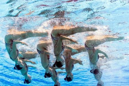 Russlands Synchronschwimmerinnen holen drittes WM-Gold