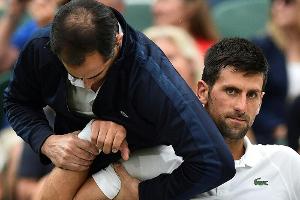 Wimbledon: Djokovic gibt im Viertefinale verletzt auf