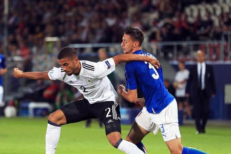 Der Hoffenheimer gehört zu den großen Gewinnern des Turniers. Toljan beackerte seine rechte Seite unermüdlich und verpasste ...