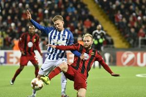 Umstrittener Handelfmeter: Hertha patzt in Östersund