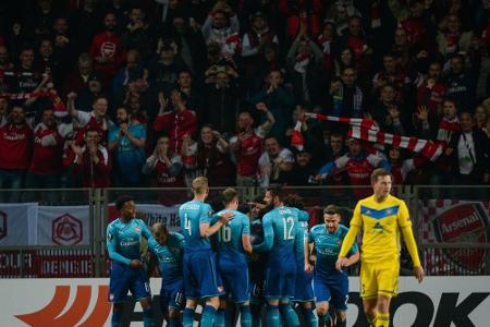 Europa League: Arsenal und Braga marschieren, Bilbao vergibt Punkte
