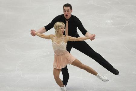 Patzer im Kurzprogramm: Savchenko/Massot vorläufig Zweite