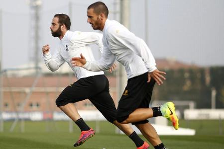 Bonucci und Higuain Italiens bestbezahlte Fußballer