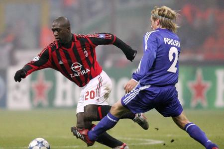 Seedorfs Blitzschuss rutschte am 28. September 2005 dem Schalker Schlussmann Frank Rost durch die Finger. Nach 21,06 Sekunde...