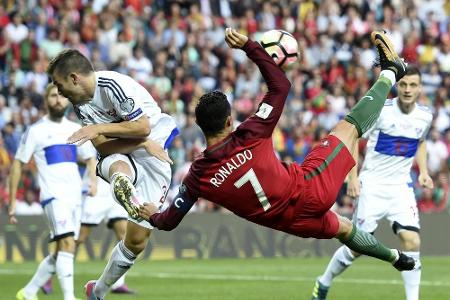 Dreierpack gegen die Färöer: Ronaldo zieht bei Länderspiel-Toren an Pelé vorbei