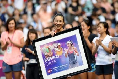 Mit 46 Jahren: Japanerin Date beendet Tenniskarriere