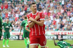 Lewandowski-Doppelpack bringt Bayern an die Tabellenspitze