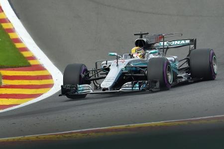 Formel 1: Hamilton gewinnt in Belgien vor Vettel
