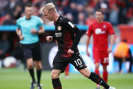 Platz 13: Julian Brandt (Bayer Leverkusen)