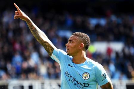 Platz 6: Gabriel Jesus (Manchester City)