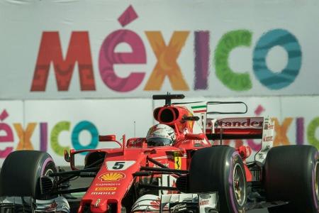 Vettel startet in Mexiko von der Pole - Hamilton auf Platz drei