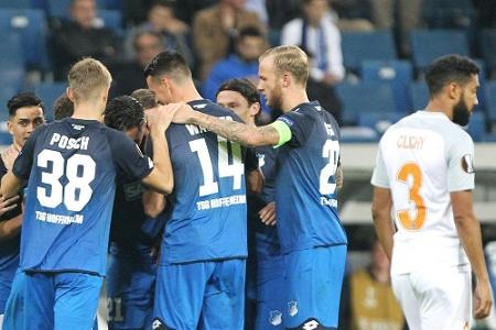 Endlich der Premierensieg: Hoffenheim kann doch Europacup