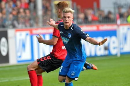 Hoffenheimer Debütant Hack hat 