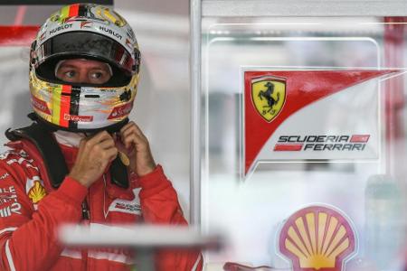 Einbau neuer Antriebsteile: Ferrari sichert Vettel ab