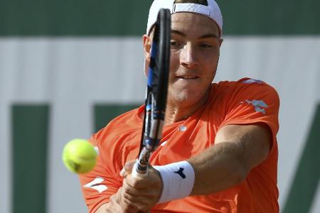 Tennis: Auch Struff im Viertelfinale von Wien