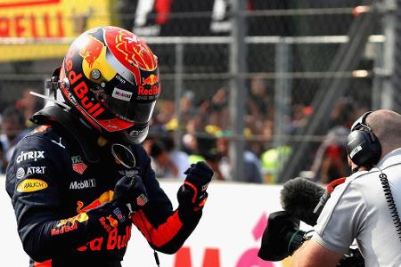 Den Sieg im Autódromo Hermanos Rodríguez schnappt sich Max Verstappen, der ein starkes Wochenende veredelt. Feierbiest Numme...