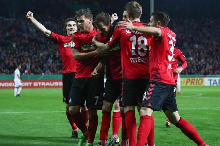 ... und fuhr letztlich einen verdienten 3:1-Sieg ein, der den Breisgauern den Einzug ins Achtelfinale sicherte.