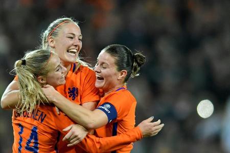 Niederlande: Audienz und Orden für Fußball-Europameisterinnen