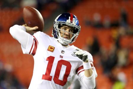Nach 210 NFL-Spielen: Eli Manning muss auf die Bank