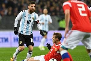 Einweihung des Luschniki-Stadions: Russland 0:1 gegen Messi und Co.