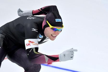 Eisschnelllauf: Ihle sprintet nur auf Rang 15