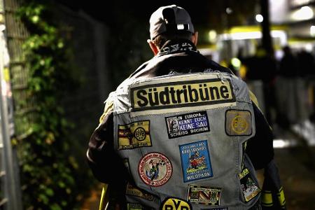 Wo Südtribüne draufsteht, ist auch Südtribüne drin. Die BVB-Fans freuen sich auf ein Heimspiel.