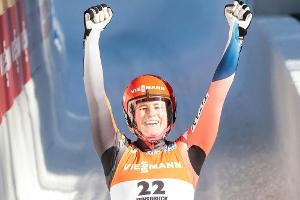 Rodeln: Geisenberger feiert 40. Weltcupsieg