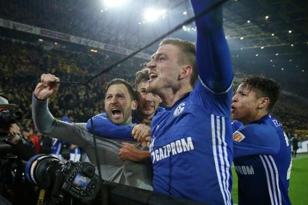 Der Spielfilm des Derbys BVB vs. S04 (zusammengestellt vom SID)