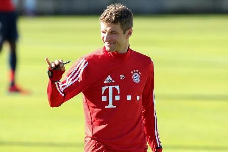 FC Bayern: Müller nimmt Training auf