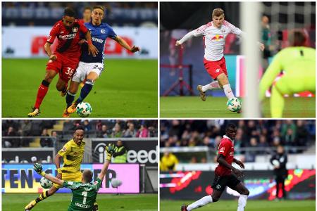 Tempo wird im modernen Fußball immer wichtiger. Auch in der Bundesliga tummeln sich einige Super-Sprinter. BVB-Star Pierre-E...