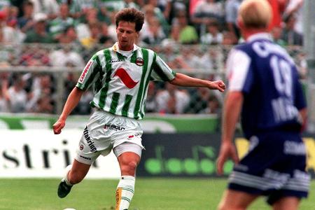 Peter Schöttel gilt als Rapid Ikone. in 436 Bundesliga-Spielen erzielte er 4 Tore zwischen 1986 und 2002.