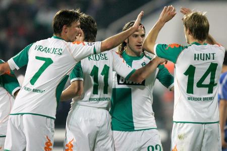 Auch Werder Bremen gelang nach einem verpatzten Start noch ein Comeback. Nach Niederlagen gegen den FC Barcelona und Panathi...