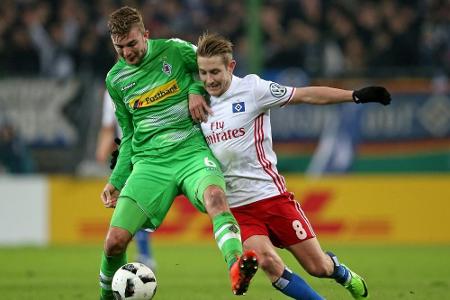 Gladbach ohne Kramer gegen Hamburg