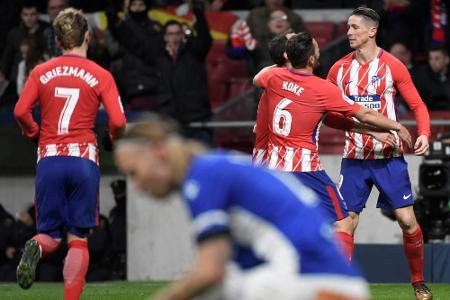 Spanien: Atletico überflügelt Valencia