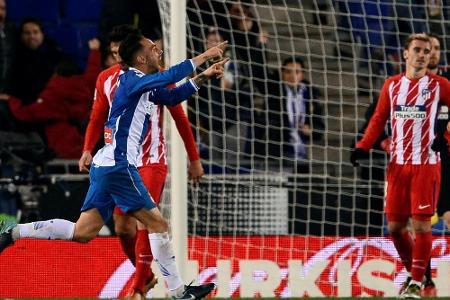 Erste Saisonniederlage: Atletico Madrid patzt bei Espanyol Barcelona