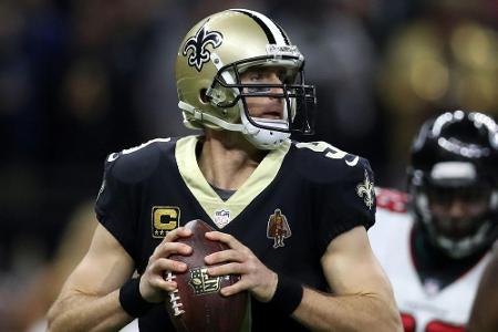 NFL: Saints in den Play-offs, Brees erreicht Meilenstein