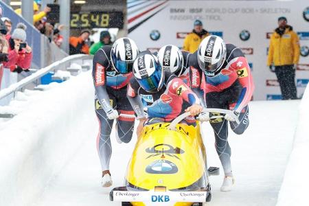 Bob-EM: Lochner gewinnt vor Friedrich im Vierer