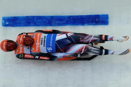 Rodeln: Wendl/Arlt führen Dreifachsieg auf ihrer Heimbahn an