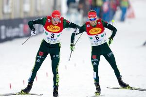 Kombination: Rießle und Frenzel in Schlagdistanz