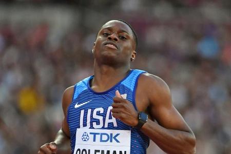 6,34: Coleman mit Hallenweltrekord über 60 Meter