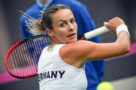 Fed Cup: Debütantin Lottner gleicht überraschend aus