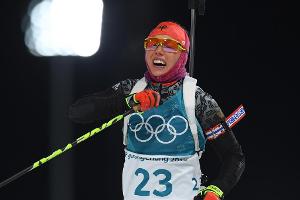 GOOOLD! Dahlmeier stürmt im Sprint zum Olympia-Sieg!