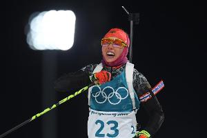 Dahlmeier erntet Lob: "Fokussiert" und "sehr souverän"