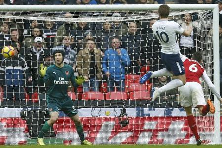 Viererpack von Agüero - Arsenal verliert Derby bei den Spurs