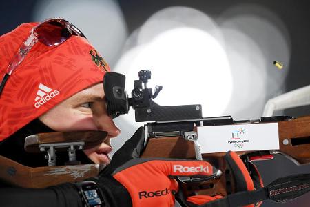Doll erster deutscher Starter beim Biathlon-Sprint