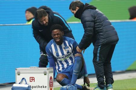 Beckenprellung bei Herthas Torunarigha