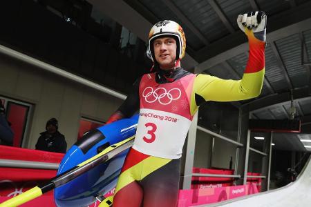 Bonze-Sieger Ludwig über Loch: 