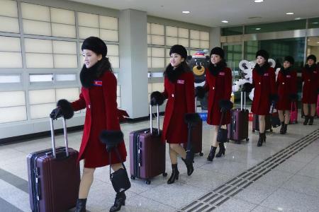 Nordkorea schickt Cheerleader zu Olympia
