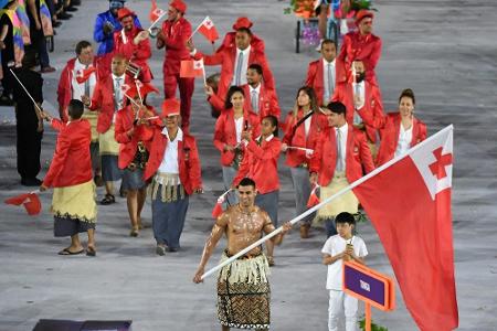 Tongas Rio-Star Taufatofua in Pyeonchangs Loipen: 